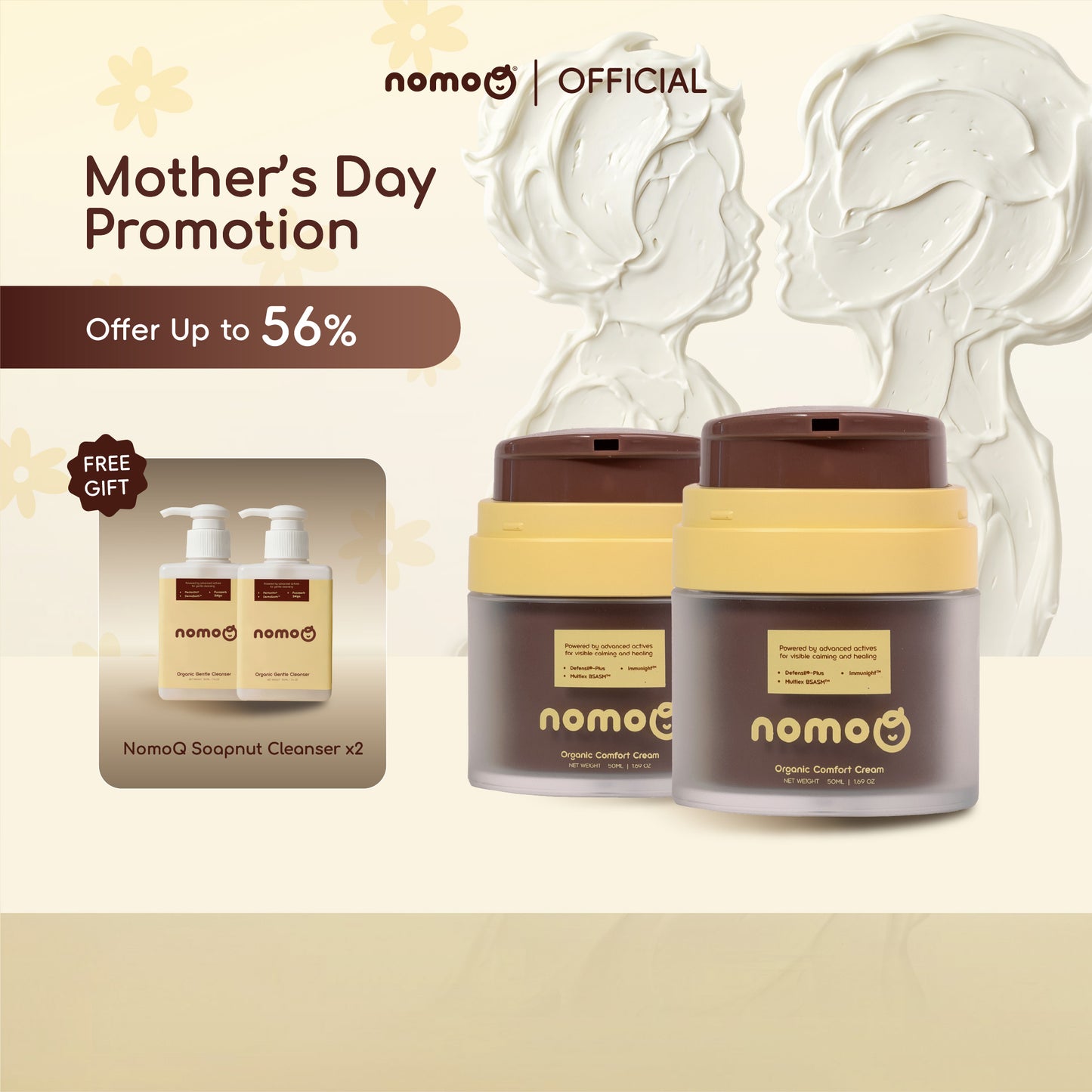NomoQ Organic Comfort Cream