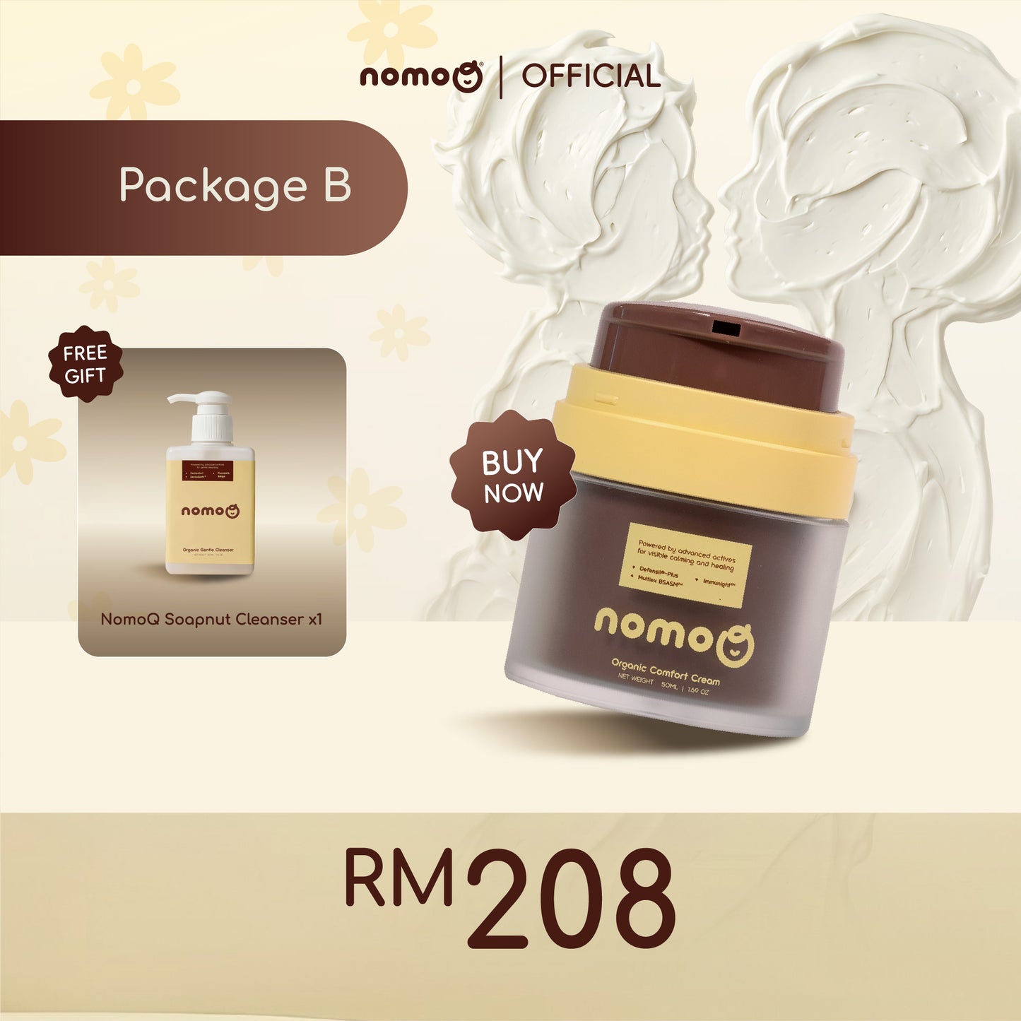 NomoQ Organic Comfort Cream