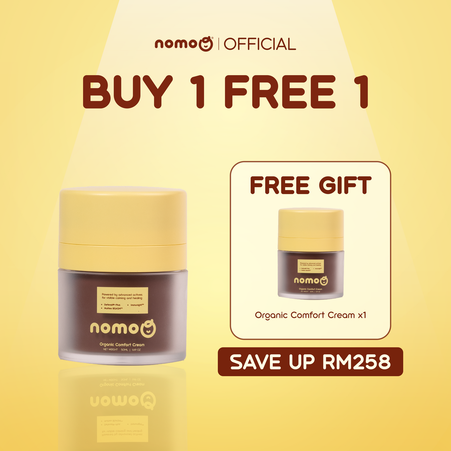 NomoQ Organic Comfort Cream