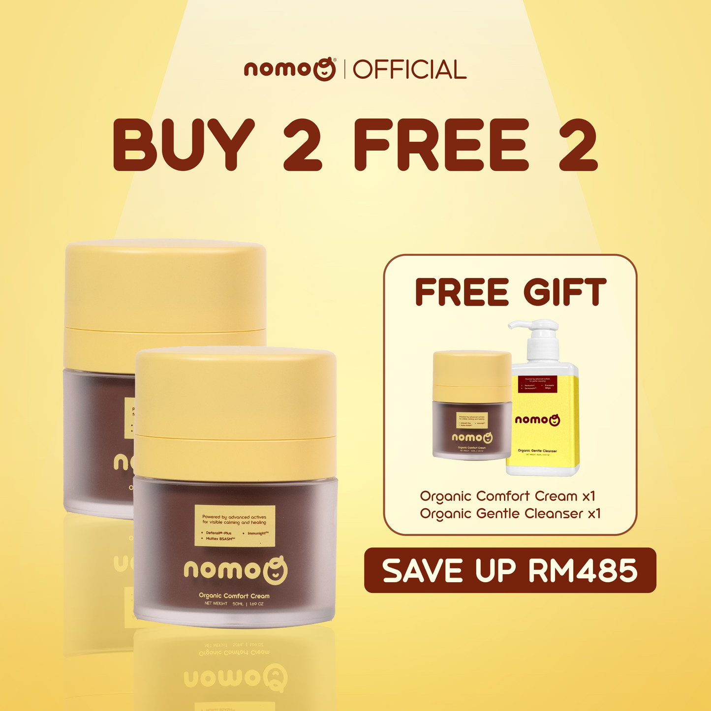 NomoQ Organic Comfort Cream