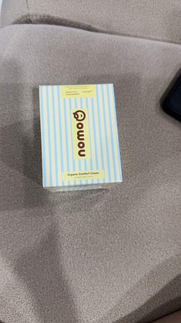 Customer's own photo of NomoQ Comfort Cream from her Shopee review