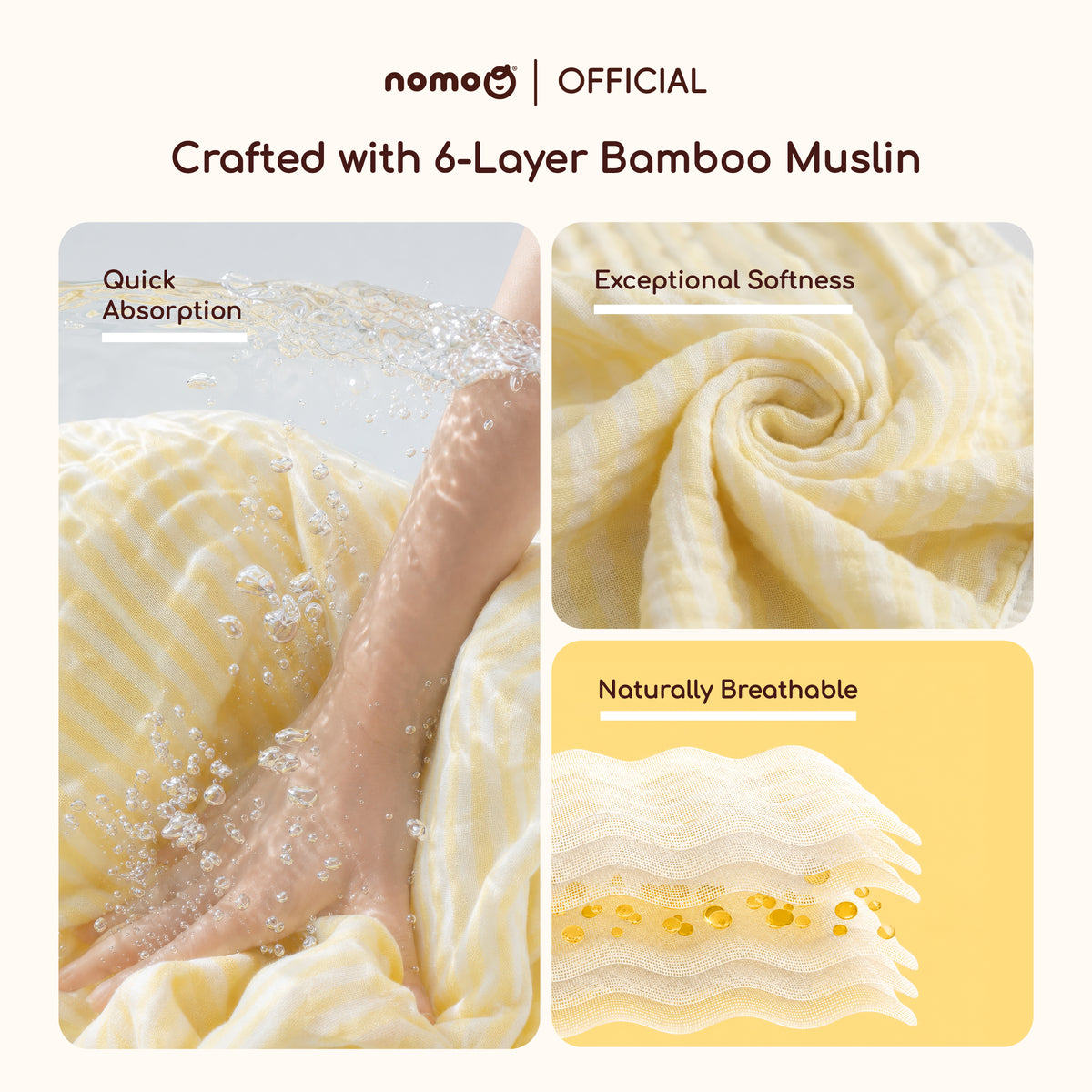 6-layer bamboo muslin